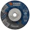 Weiler 4-1/2" x 1/4" TIGER ALUMINUM Type 27 Grinding Wheel ALU24R 5/8-11 Nut 58226 - alternate 1